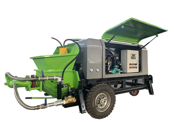 運転される緑のGuniteのスプレー機械22kw Gunite装置のディーゼル